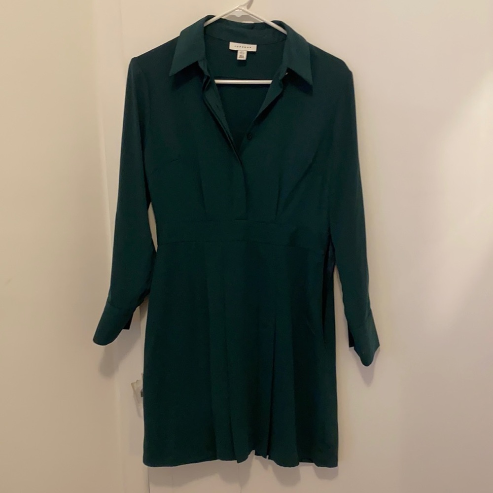 Green TOPSHOP Mini Dress